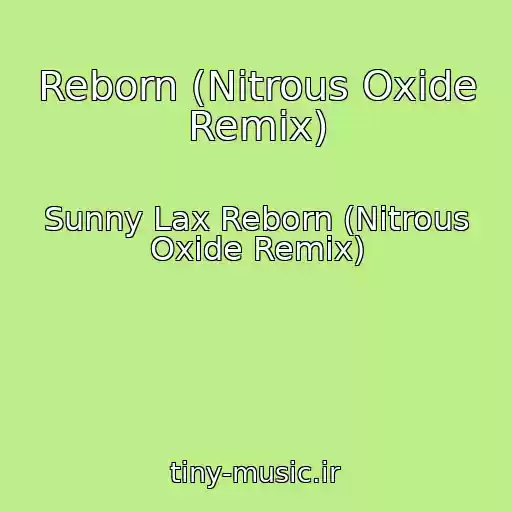 کاور آهنگ Reborn (Nitrous Oxide Remix) از Sunny Lax Reborn (Nitrous Oxide Remix)