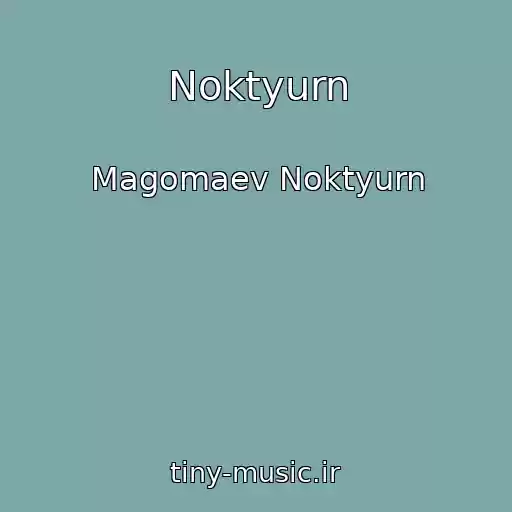 کاور آهنگ Noktyurn از Magomaev Noktyurn
