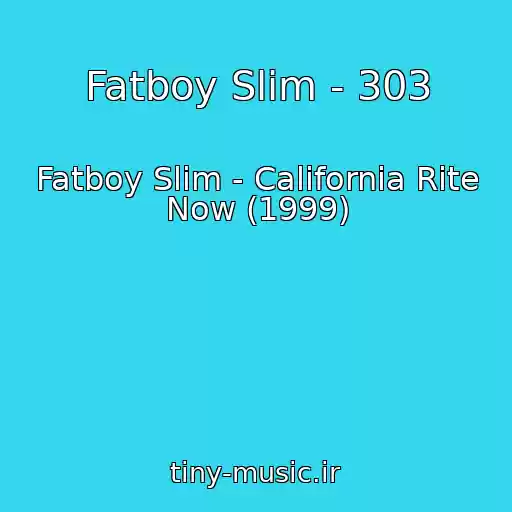کاور آهنگ Fatboy Slim - 303 از Fatboy Slim - California Rite Now (1999)