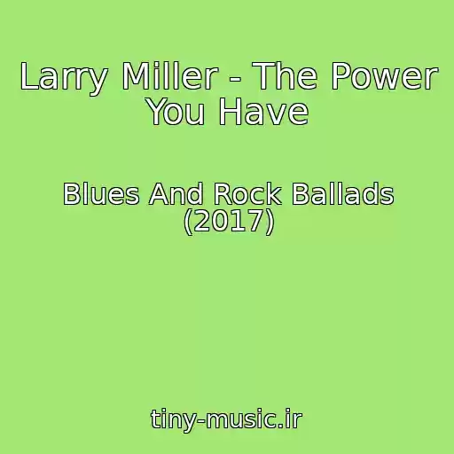 کاور آهنگ Larry Miller - The Power You Have از Blues And Rock Ballads (2017)