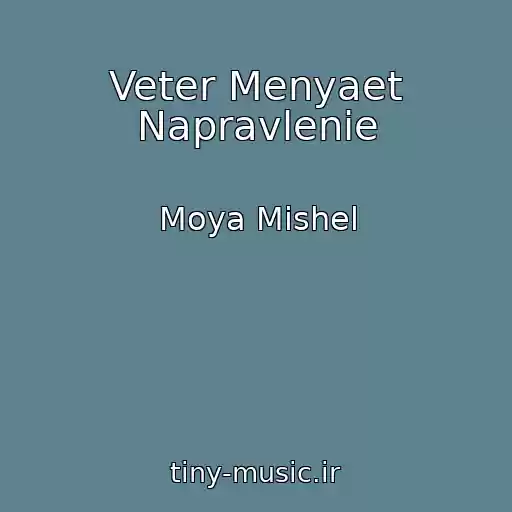 کاور آهنگ Veter Menyaet Napravlenie از Moya Mishel