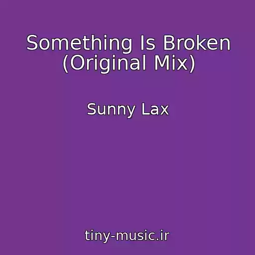کاور آهنگ Something Is Broken (Original Mix) از Sunny Lax