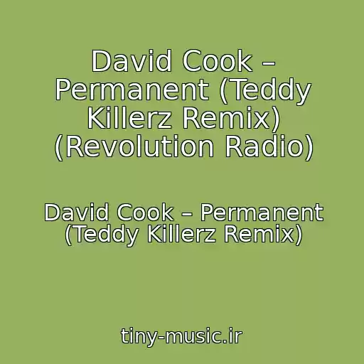 کاور آهنگ David Cook – Permanent (Teddy Killerz Remix) (Revolution Radio) از David Cook – Permanent (Teddy Killerz Remix)