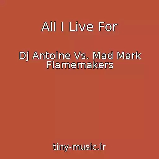 کاور آهنگ All I Live For از Dj Antoine Vs. Mad Mark Flamemakers