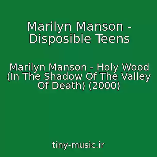 کاور آهنگ Marilyn Manson - Disposible Teens از Marilyn Manson - Holy Wood (In The Shadow Of The Valley Of Death) (2000)