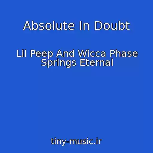 کاور آهنگ Absolute In Doubt از Lil Peep And Wicca Phase Springs Eternal
