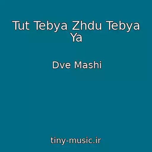 کاور آهنگ Tut Tebya Zhdu Tebya Ya از Dve Mashi