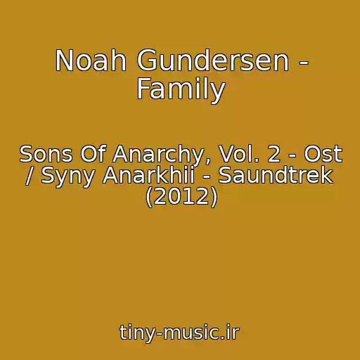 کاور آهنگ Noah Gundersen - Family از Sons Of Anarchy, Vol. 2 - Ost / Syny Anarkhii - Saundtrek (2012)