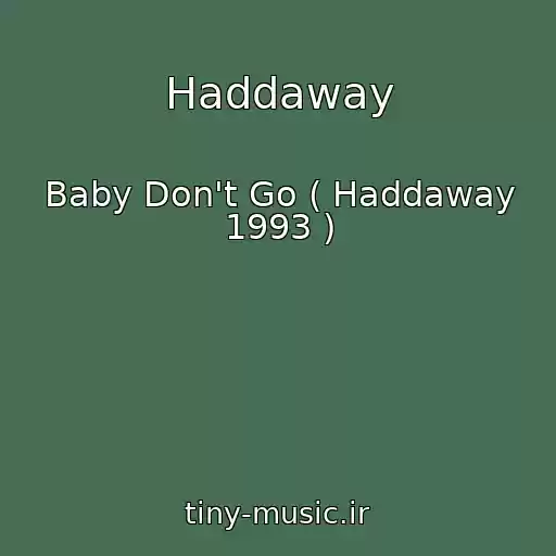 کاور آهنگ Haddaway از Baby Don't Go ( Haddaway 1993 )