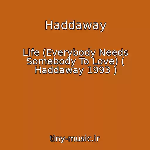 کاور آهنگ Haddaway از Life (Everybody Needs Somebody To Love) ( Haddaway 1993 )