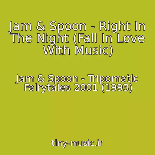 کاور آهنگ Jam & Spoon - Right In The Night (Fall In Love With Music) از Jam & Spoon - Tripomatic Fairytales 2001 (1993)