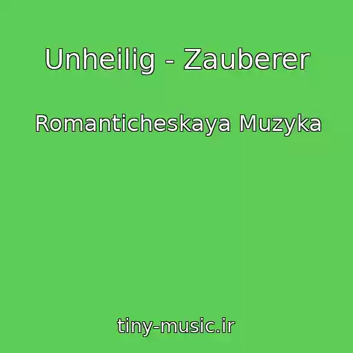 کاور آهنگ Unheilig - Zauberer از Romanticheskaya Muzyka