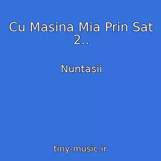 کاور آهنگ Cu Masina Mia Prin Sat 2.. از Nuntasii