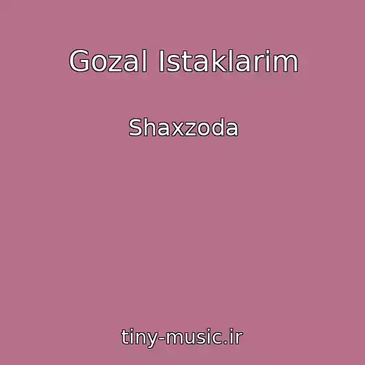 کاور آهنگ Gozal Istaklarim از Shaxzoda