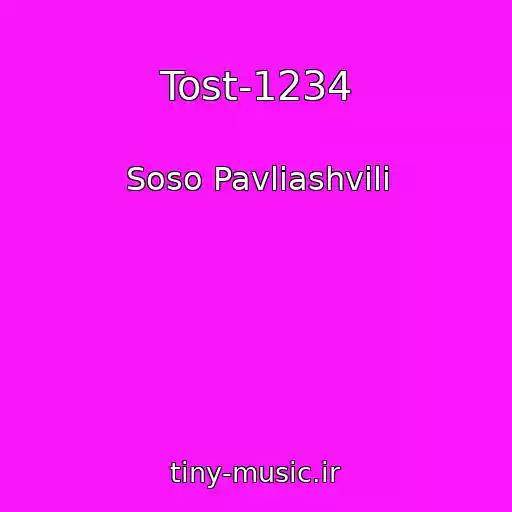 کاور آهنگ Tost-1234 از Soso Pavliashvili