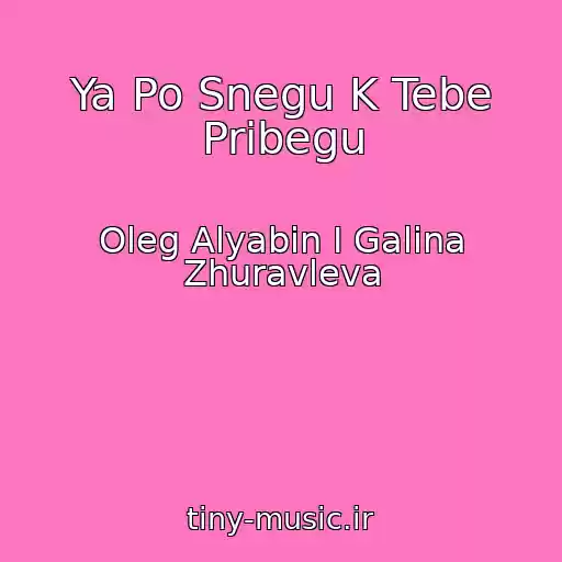 کاور آهنگ Ya Po Snegu K Tebe Pribegu از Oleg Alyabin I Galina Zhuravleva