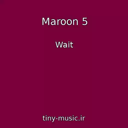 کاور آهنگ Maroon 5 از Wait