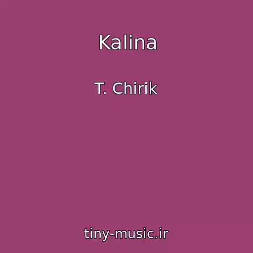 کاور آهنگ Kalina از T. Chirik