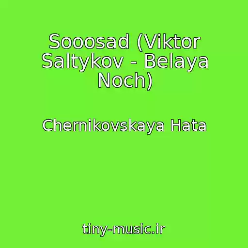 کاور آهنگ Sooosad (Viktor Saltykov - Belaya Noch) از Chernikovskaya Hata