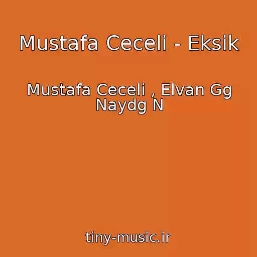 کاور آهنگ Mustafa Ceceli - Eksik از Mustafa Ceceli , Elvan Gg Naydg N