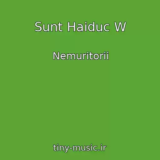 کاور آهنگ Sunt Haiduc W از Nemuritorii