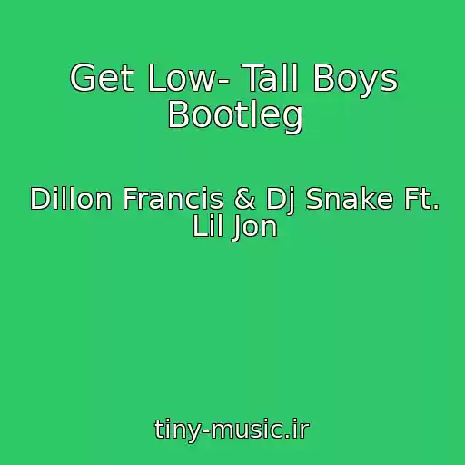 کاور آهنگ Get Low- Tall Boys Bootleg از Dillon Francis & Dj Snake Ft. Lil Jon