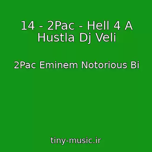 کاور آهنگ 14 - 2Pac - Hell 4 A Hustla Dj Veli از 2Pac Eminem Notorious Bi