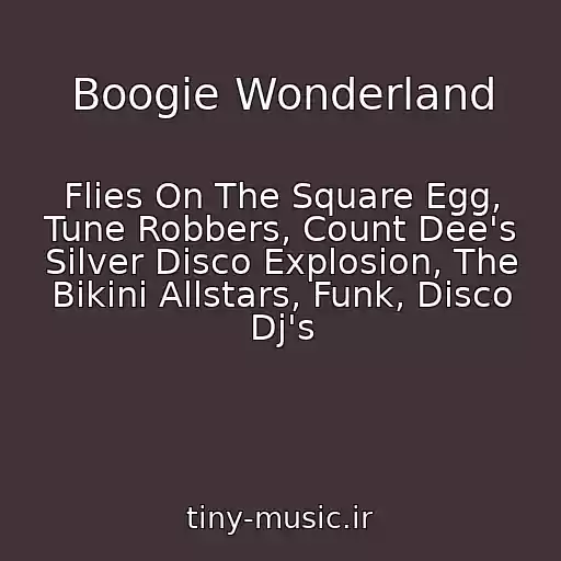 کاور آهنگ Boogie Wonderland از Flies On The Square Egg, Tune Robbers, Count Dee's Silver Disco Explosion, The Bikini Allstars, Funk, Disco Dj's