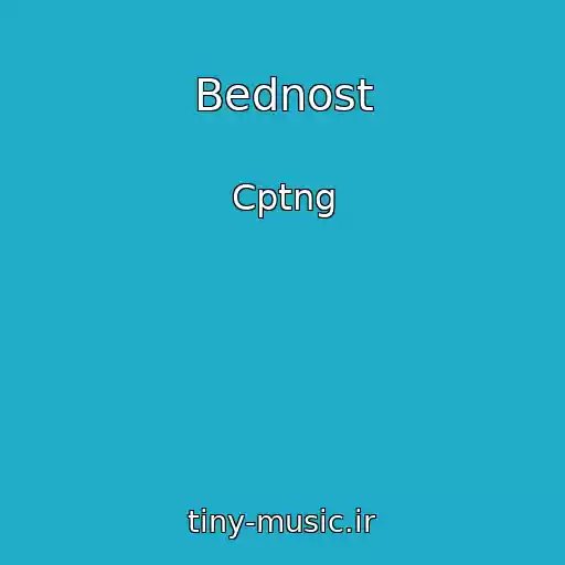 کاور آهنگ Bednost از Cptng