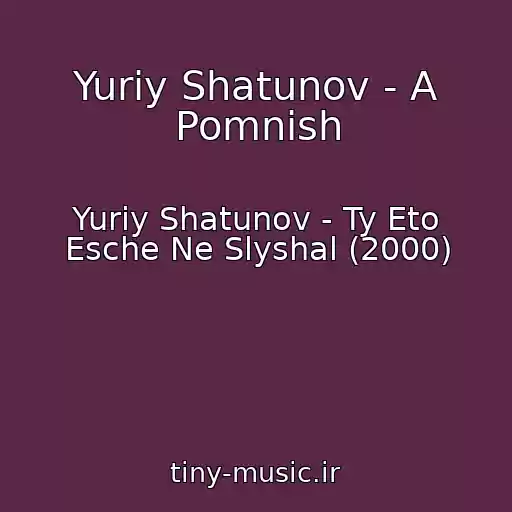کاور آهنگ Yuriy Shatunov - A Pomnish از Yuriy Shatunov - Ty Eto Esche Ne Slyshal (2000)
