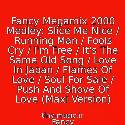 کاور آهنگ Fancy Megamix 2000 Medley: Slice Me Nice / Running Man / Fools Cry / I'm Free / It's The Same Old Song / Love In Japan / Flames Of Love / Soul For Sale / Push And Shove Of Love (Maxi Version) از Fancy