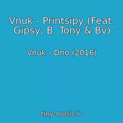 کاور آهنگ Vnuk - Printsipy (Feat. Gipsy, B. Tony & Bv) از Vnuk - Dno (2016)