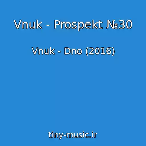 کاور آهنگ Vnuk - Prospekt №30 از Vnuk - Dno (2016)