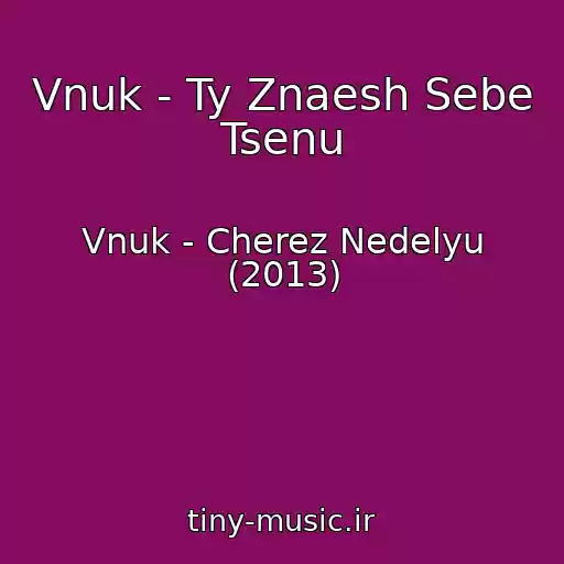 کاور آهنگ Vnuk - Ty Znaesh Sebe Tsenu از Vnuk - Cherez Nedelyu (2013)