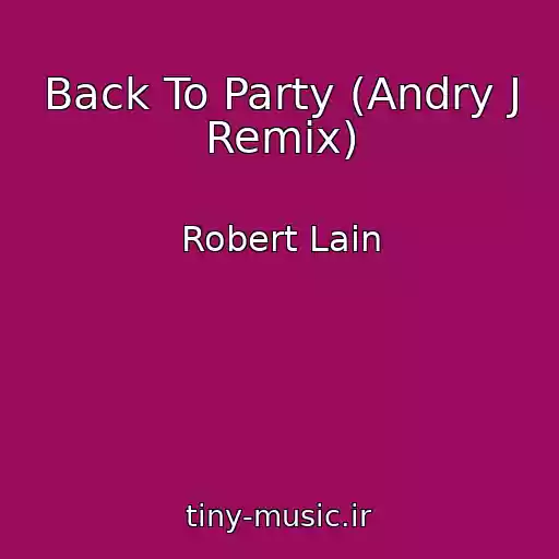 کاور آهنگ Back To Party (Andry J Remix) از Robert Lain