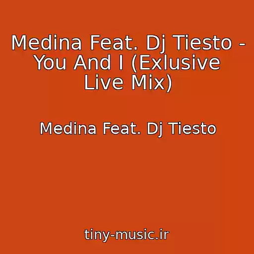 کاور آهنگ Medina Feat. Dj Tiesto - You And I (Exlusive Live Mix) از Medina Feat. Dj Tiesto