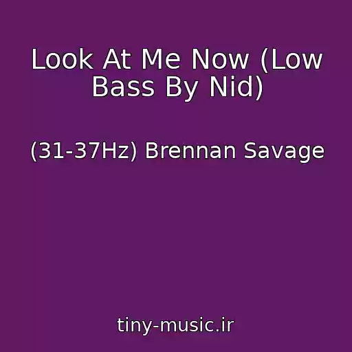 کاور آهنگ Look At Me Now (Low Bass By Nid) از (31-37Hz) Brennan Savage