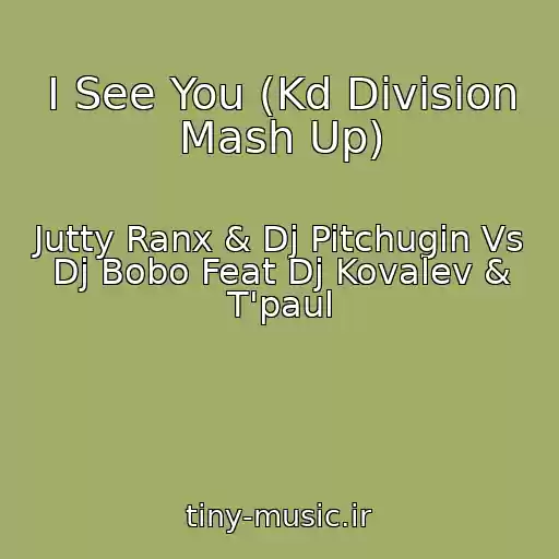 کاور آهنگ I See You (Kd Division Mash Up) از Jutty Ranx & Dj Pitchugin Vs Dj Bobo Feat Dj Kovalev & T'paul