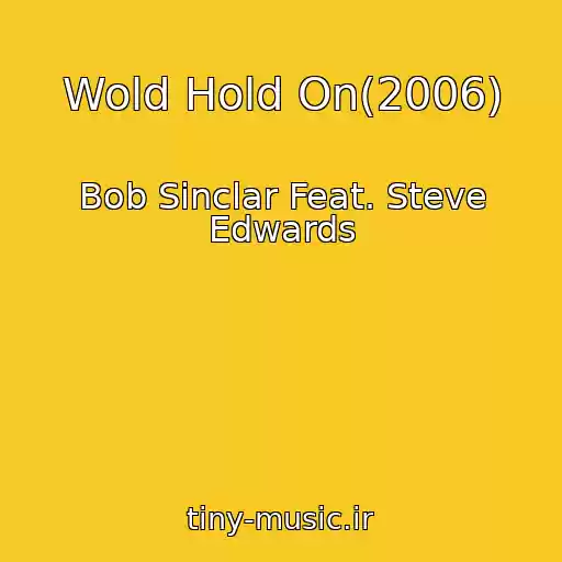 کاور آهنگ Wold Hold On(2006) از Bob Sinclar Feat. Steve Edwards