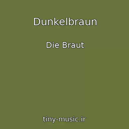 کاور آهنگ Dunkelbraun از Die Braut