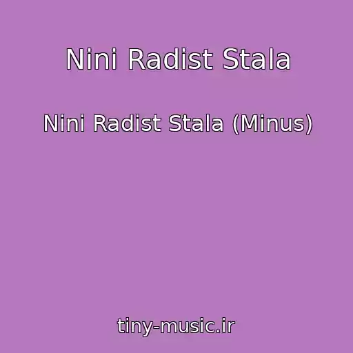 کاور آهنگ Ninі Radіst Stala از Ninі Radіst Stala (Mіnus)