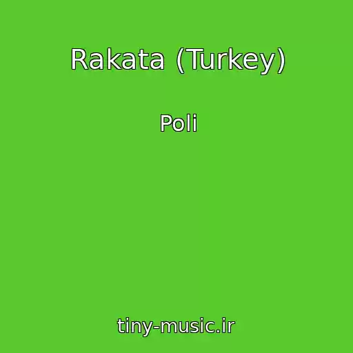 کاور آهنگ Rakata (Turkey) از Poli