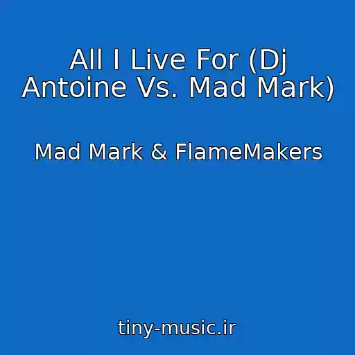 کاور آهنگ All I Live For (Dj Antoine Vs. Mad Mark) از Mad Mark & FlameMakers