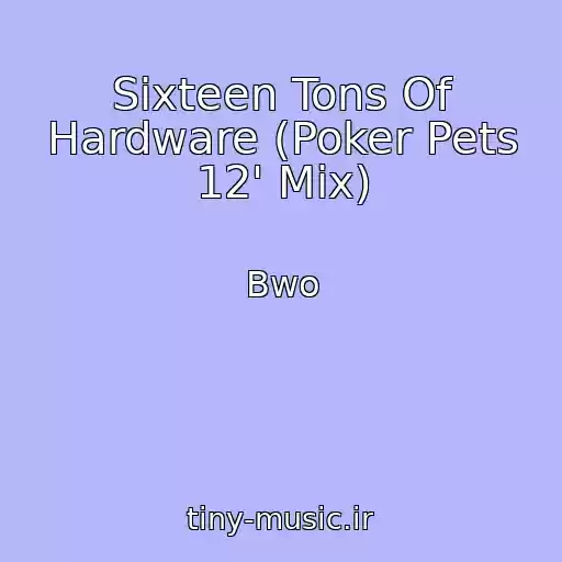 کاور آهنگ Sixteen Tons Of Hardware (Poker Pets 12' Mix) از Bwo