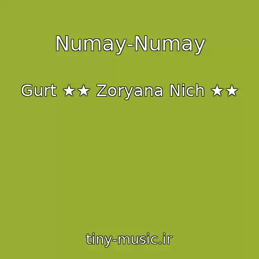 کاور آهنگ Numay-Numay از Gurt ★★ Zoryana Nіch ★★