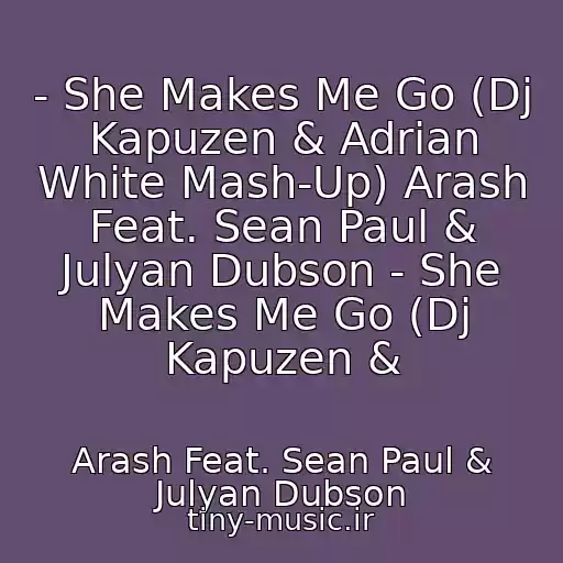 کاور آهنگ - She Makes Me Go (Dj Kapuzen & Adrian White Mash-Up) Arash Feat. Sean Paul & Julyan Dubson - She Makes Me Go (Dj Kapuzen & از Arash Feat. Sean Paul & Julyan Dubson