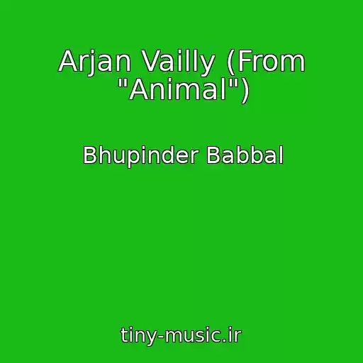 کاور آهنگ Arjan Vailly (From "Animal") از Bhupinder Babbal