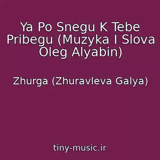 کاور آهنگ Ya Po Snegu K Tebe Pribegu (Muzyka I Slova Oleg Alyabin) از Zhurga (Zhuravleva Galya)