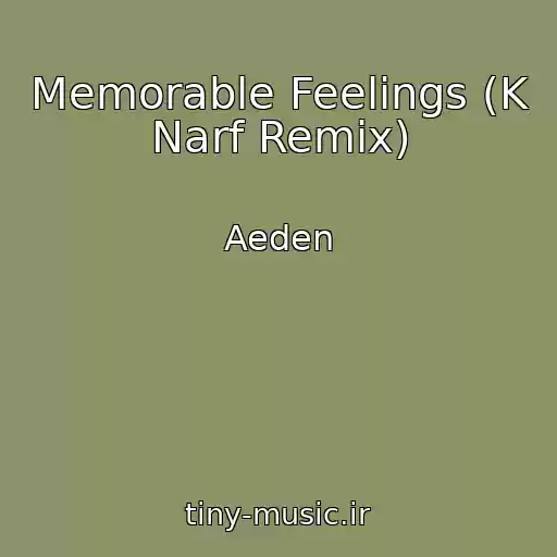 کاور آهنگ Memorable Feelings (K Narf Remix) از Aeden