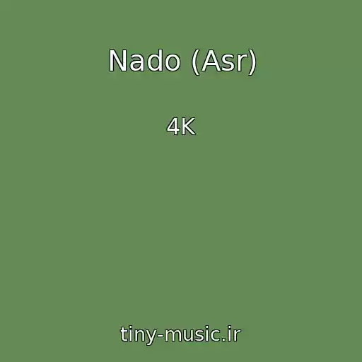 کاور آهنگ Nado (Asr) از 4K